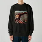 ニャーちゃんショップの眠りネコ Heavyweight Crew Neck Sweatshirt