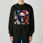 Alatreonのインクとドクロ_2 Heavyweight Crew Neck Sweatshirt