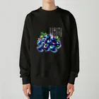 eri_sakuの夏の果実　ﾌﾞﾙｰﾍﾞﾘｰ(白文字) Heavyweight Crew Neck Sweatshirt