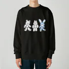 くまきちショップやさんのくまきち・きんたろう・うさじ Heavyweight Crew Neck Sweatshirt