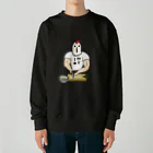 すとろべりーガムFactoryのひたすらネギを切るニワトリ男 Heavyweight Crew Neck Sweatshirt