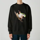 NATURE GOの闇夜のニホンアマガエル Heavyweight Crew Neck Sweatshirt