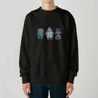 hiromashiiiの土偶三姉妹 Heavyweight Crew Neck Sweatshirt