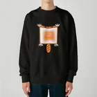 旦那芸術のフライングトースト Heavyweight Crew Neck Sweatshirt