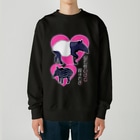 LalaHangeulのマレーバク　似てないけど親子です Heavyweight Crew Neck Sweatshirt