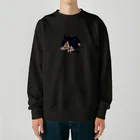 めてるの路上販売のねこのめてる Heavyweight Crew Neck Sweatshirt