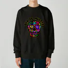 sandy-mのメキシコ風ドクロ Dia de muertos Heavyweight Crew Neck Sweatshirt