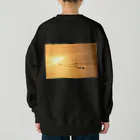 小佐々塾の黄金色の海 Heavyweight Crew Neck Sweatshirt