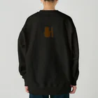 むーみん。のむーみんのくまくん。 Heavyweight Crew Neck Sweatshirt