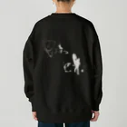 calligraphy ＆ artist 紫虹の蜘蛛 Heavyweight Crew Neck Sweatshirt