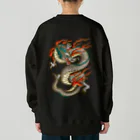 Siderunの館 B2の【バックプリント】白龍 Heavyweight Crew Neck Sweatshirt