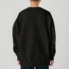 余命50ヶ月の昨今の情勢文字白ver Heavyweight Crew Neck Sweatshirt