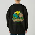 はやしりえの草食動物を飼育するための野草研究会 Heavyweight Crew Neck Sweatshirt