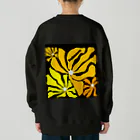 SeaSideAwayのSummerFlowers(ブラックver) Heavyweight Crew Neck Sweatshirt