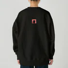 黒ねこまろんの雑貨屋さんの黒ねこまろんのイラストグッズ Heavyweight Crew Neck Sweatshirt