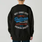 kg_shopの[★バック] Saitama -Vintage- (濃色Tシャツ専用) Heavyweight Crew Neck Sweatshirt