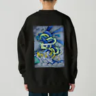 カモメsoda/sun🌄doggの世界樹　蛇 Heavyweight Crew Neck Sweatshirt