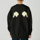 calo_underbarのハートとはね Heavyweight Crew Neck Sweatshirt