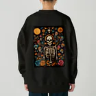 Skull sectionの月とドクロ Heavyweight Crew Neck Sweatshirt