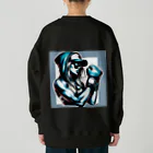 NATTOMOのボクシング女子 Heavyweight Crew Neck Sweatshirt