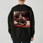 あっくす。の暴走老人シリーズ③ アメリカンver. Heavyweight Crew Neck Sweatshirt