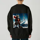 猫好き Japanの大和魂ねこ Heavyweight Crew Neck Sweatshirt