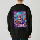 DKAの-LAIRAILA- スマホ中毒 Heavyweight Crew Neck Sweatshirt