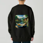 ニャーちゃんショップの眠りネコ Heavyweight Crew Neck Sweatshirt