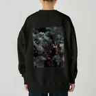 シロクロカラスのいつくしみ Heavyweight Crew Neck Sweatshirt