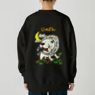 Siderunの館 B2のゆるスカジャン柄（ほわいとらいおん） Heavyweight Crew Neck Sweatshirt