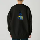 栗坊屋のタテジマキンチャクダイ親子 Heavyweight Crew Neck Sweatshirt