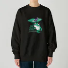 イラスト MONYAAT の*オレサマガエル Heavyweight Crew Neck Sweatshirt