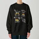 二子舎のたぬきケーキの食べ方 Heavyweight Crew Neck Sweatshirt