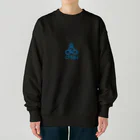 Buddha Heroes & chiguのchigu_blue_v Heavyweight Crew Neck Sweatshirt