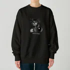 海水-umimiz-のWe"ll be happy Heavyweight Crew Neck Sweatshirt