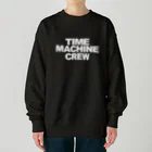 map5（マップファイブ）デザイン・ライセンス・ストック　のタイムマシンのクルー・時間旅行の乗員(じょういん) Time machine crew Heavyweight Crew Neck Sweatshirt