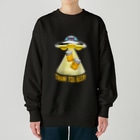 LONESOME TYPE ススのビール泥棒👽🍻👽（飲酒運転ダメ。ゼッタイ。） Heavyweight Crew Neck Sweatshirt