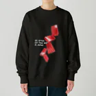 LONESOME TYPE ススの日本ではしばしば魚を生で食べる（まぐろ） Heavyweight Crew Neck Sweatshirt