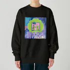 蒼のイノチミジカシコイセヨ・ウチュウジン Heavyweight Crew Neck Sweatshirt