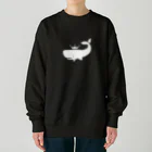 シロクジラのお店のシロクジラ Heavyweight Crew Neck Sweatshirt