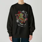 尾九の幸運を招く 麒麟 Heavyweight Crew Neck Sweatshirt