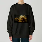 シオンの黄金のドラゴン Heavyweight Crew Neck Sweatshirt