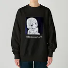 阿弥陀クジオの暇しちゃってるガール Heavyweight Crew Neck Sweatshirt