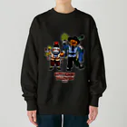 CHEBLO_EVENTのHAPPY KUNCHI HALLOWEEN (ブラック・ネイビー) Heavyweight Crew Neck Sweatshirt