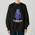 レッドシャークの片目クマ Heavyweight Crew Neck Sweatshirt