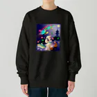 『NG （Niche・Gate）』ニッチゲート-- IN SUZURIの比丘比丘尼密会密漁善図（深夜） Heavyweight Crew Neck Sweatshirt