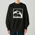 アージーのLOVE and PEACE Heavyweight Crew Neck Sweatshirt