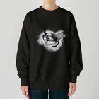 mickopyのぐえ〜なねこ Heavyweight Crew Neck Sweatshirt