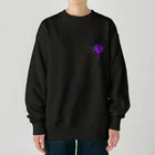 seallyのPeace heart Heavyweight Crew Neck Sweatshirt