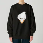 chiiis-chiiisのビションフリーゼ　フワモコちゃん Heavyweight Crew Neck Sweatshirt